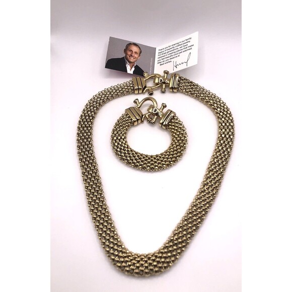 Emma Skye DSMK Stainless Steel Popcorn Necklace & Bracelet Set - Picture 7 of 16